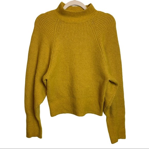 ruby moon Sweaters - Ruby Moon Anthropologie Alpaca Blend Sweater Size Small Golden Yellow